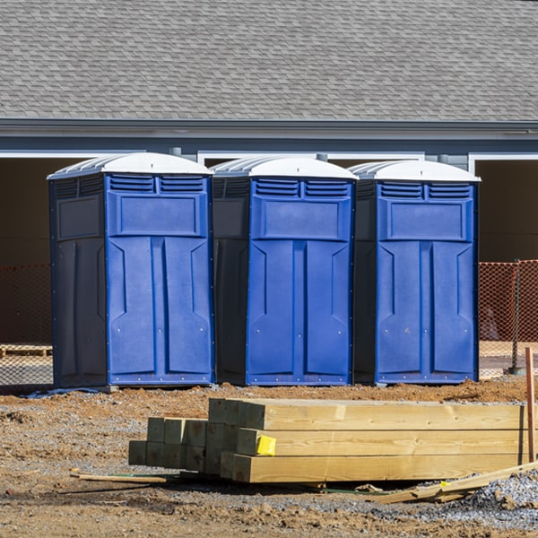 how can i report damages or issues with the porta potties during my rental period in Clarkfield MN